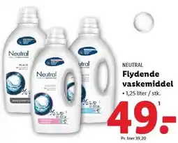 Lidl Flydende vaskemiddel tilbud