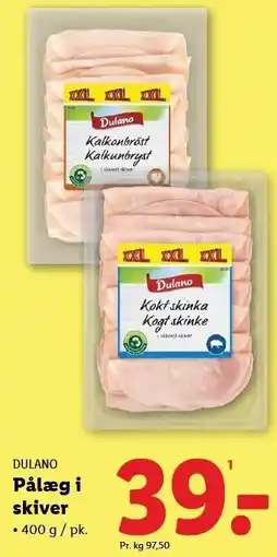Lidl Pålæg i skiver tilbud