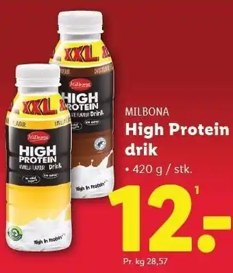 Lidl High Protein drik tilbud