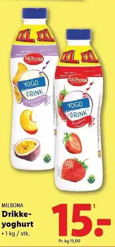 Lidl Drikke-yoghurt tilbud