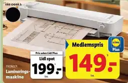 Lidl Laminerings-maskine tilbud