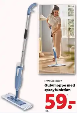 Lidl Gulvmoppe med sprayfunktion tilbud
