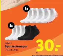 Lidl Sportsstrømper tilbud