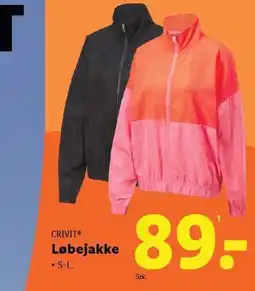 Lidl Løbejakke tilbud