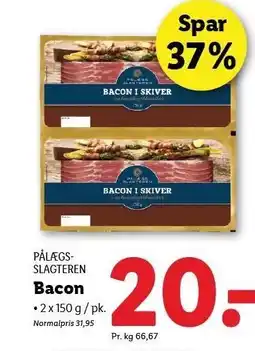 Lidl Bacon tilbud