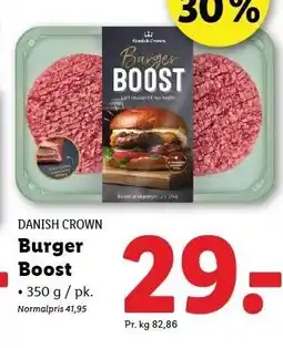Lidl Burger boost tilbud