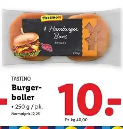 Lidl Burger-boller tilbud