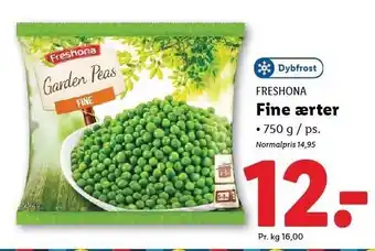 Lidl Fine ærter tilbud