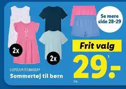 Lidl Sommertøj til børn tilbud