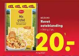 Lidl MILBONA Revet osteblanding tilbud