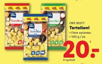 Lidl CHEF SELECT Tortelloni tilbud