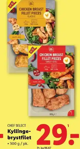 Lidl CHEF SELECT Kyllinge- brystfilet tilbud