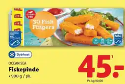 Lidl OCEAN SEA Fiskepinde tilbud