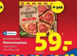Lidl TRATTORIA ALFREDO Stenovnspizza tilbud