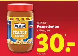 Lidl MCENNEDY Peanutbutter tilbud