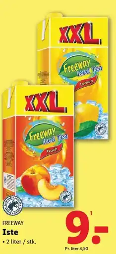 Lidl FREEWAY Iste tilbud