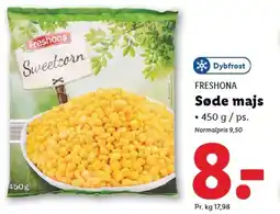 Lidl FRESHONA Søde majs tilbud