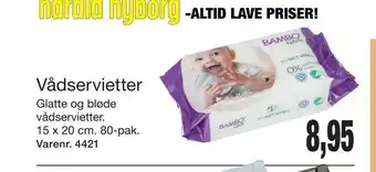 Harald Nyborg Vådservietter tilbud