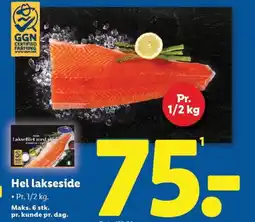Lidl Hel lakseside tilbud
