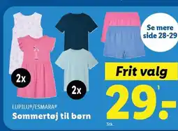 Lidl LUPILUⓇ/ESMARA® Sommertøj til børn tilbud