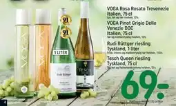 REMA 1000 Rudi Rüttger riesling Tyskland, 1 liter tilbud
