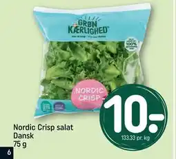 REMA 1000 Nordic Crisp salat Dansk 75 g tilbud