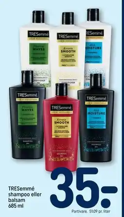 REMA 1000 TRESemmé shampoo eller balsam 685 ml tilbud