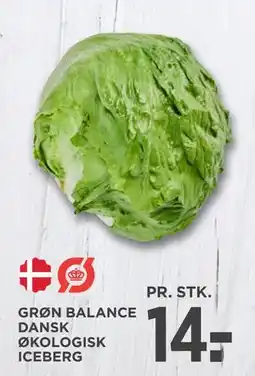 MENY GRØN BALANCE DANSK ØKOLOGISK ICEBERG tilbud