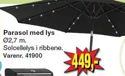 Harald Nyborg Parasol med lys tilbud