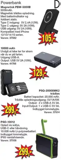 Harald Nyborg Powerbank tilbud