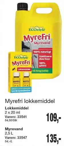 Harald Nyborg Myrefri lokkemiddel tilbud