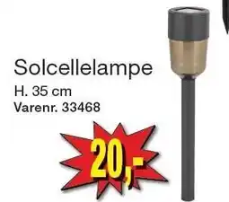 Harald Nyborg Solcellelampe tilbud