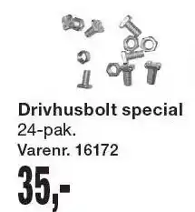Harald Nyborg Drivhusbolt special tilbud