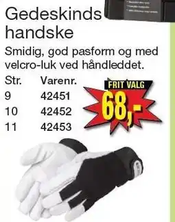 Harald Nyborg Gedeskinds handske tilbud