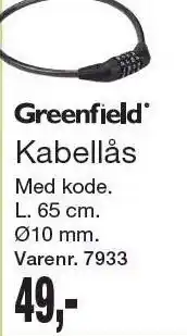 Harald Nyborg Greenfield Kabellås tilbud