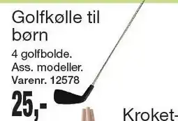 Harald Nyborg Golfkølle til børn tilbud