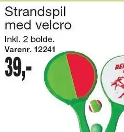 Harald Nyborg Strandspil med velcro tilbud