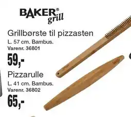 Harald Nyborg BAKER grill Grillbørste til pizzasten eller Pizzarulle tilbud