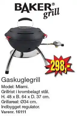 Harald Nyborg Baker Grill Gaskuglegrill tilbud