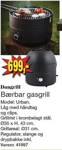 Harald Nyborg Dangrill Bærbar gasgrill tilbud