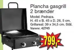Harald Nyborg Plancha gasgrill 2 brænder tilbud