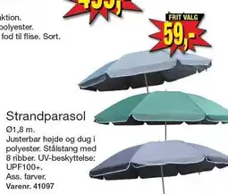 Harald Nyborg Strandparasol tilbud