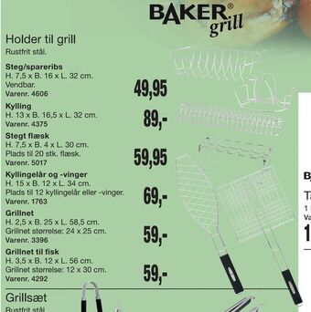 Harald Nyborg Holder til grill tilbud