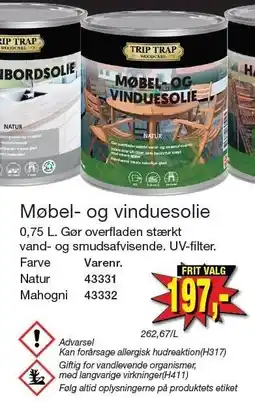 Harald Nyborg Møbel- og vinduesolie tilbud