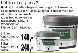 Loftmaling glans 3