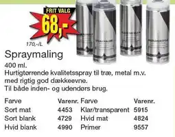 Harald Nyborg Spraymaling tilbud