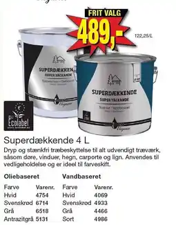 Harald Nyborg Superdækkende 4 L tilbud