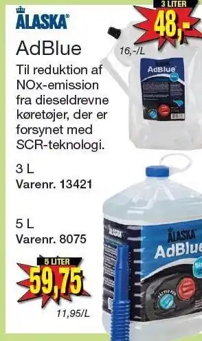 Harald Nyborg ALASKA AdBlue tilbud