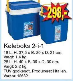 Harald Nyborg Køleboks 2-i-1 tilbud