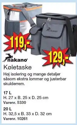 Harald Nyborg Nakano Køletaske tilbud